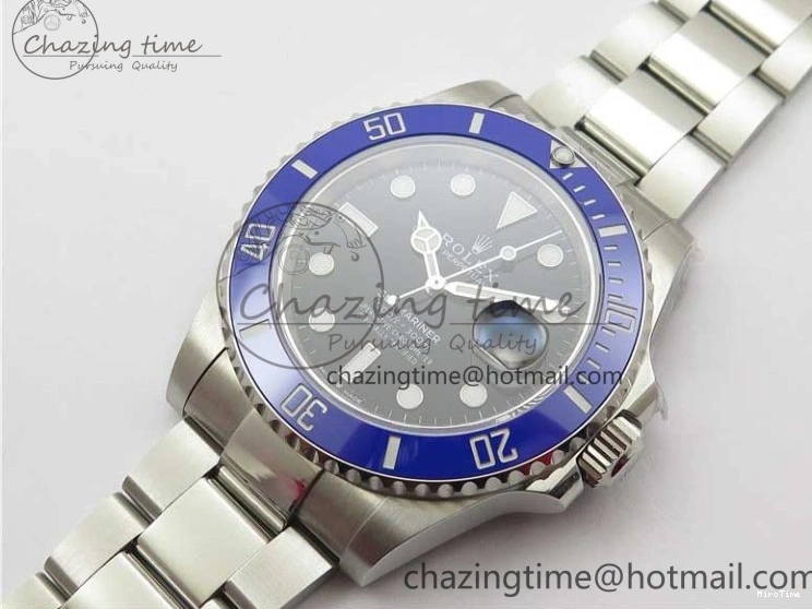 MiroTime 0319 Submariner 41mm 126619 LB Blue Ceramic EWF Black Dial on SS Bracelet A Effortless 2766